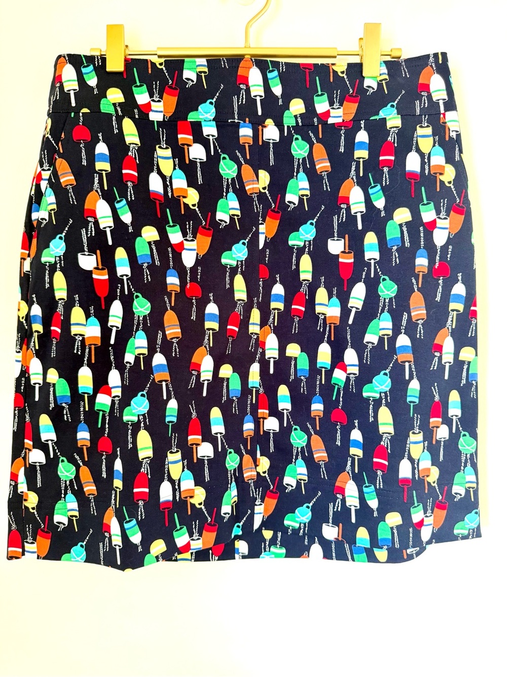 Talbots Colorful Buoy Skirt 10 Petite NEW
